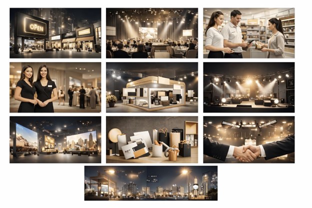 دور خدمات التصميم والإعلان وإدارة الفعاليات في نمو العلامات التجارية داخل الكويت